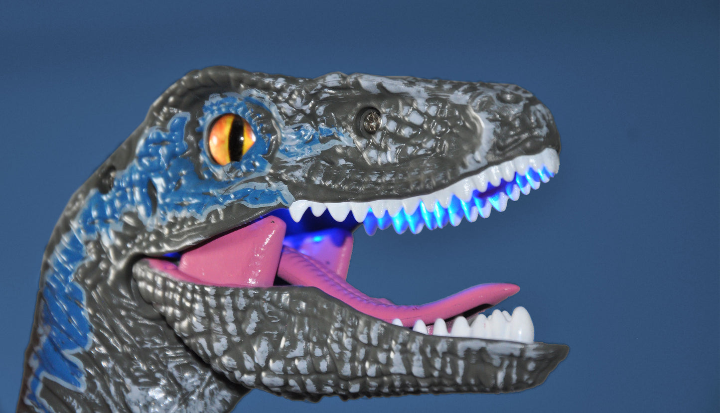 Velociraptor RC Dinosaurier 45cm, RTR Gray