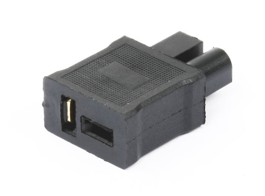 "One piece" Adaptator Tamiya device (M) to Deans T plug  battery (F)
