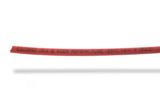 2mm thick shrink tube red - 1m