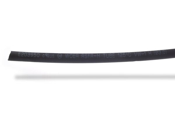 3mm thick shrink tube black - 1m