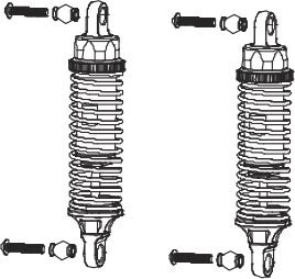 DISC.. Shock Absorber Unit for Mad Monster 1/6
