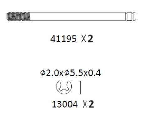 AT4 Shock absorber connecting rod