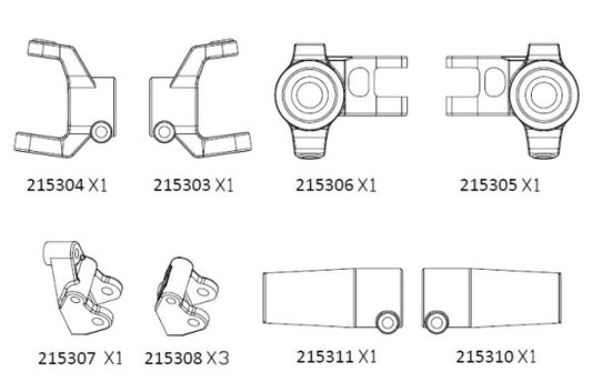 EMO straight axle seat kit