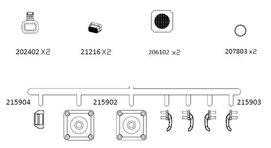 JT4 lamp cup accessories