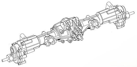 EMOX - Rear axle assembly