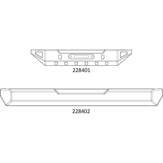 EMOX - Front and rear bumper
