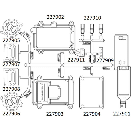 EMOX - lamp cup equipment box (BAG Q)