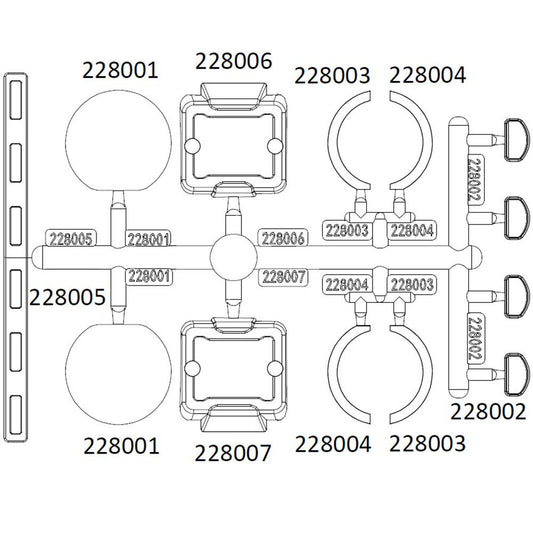EMOX - Car transparent lamp (BAG R)