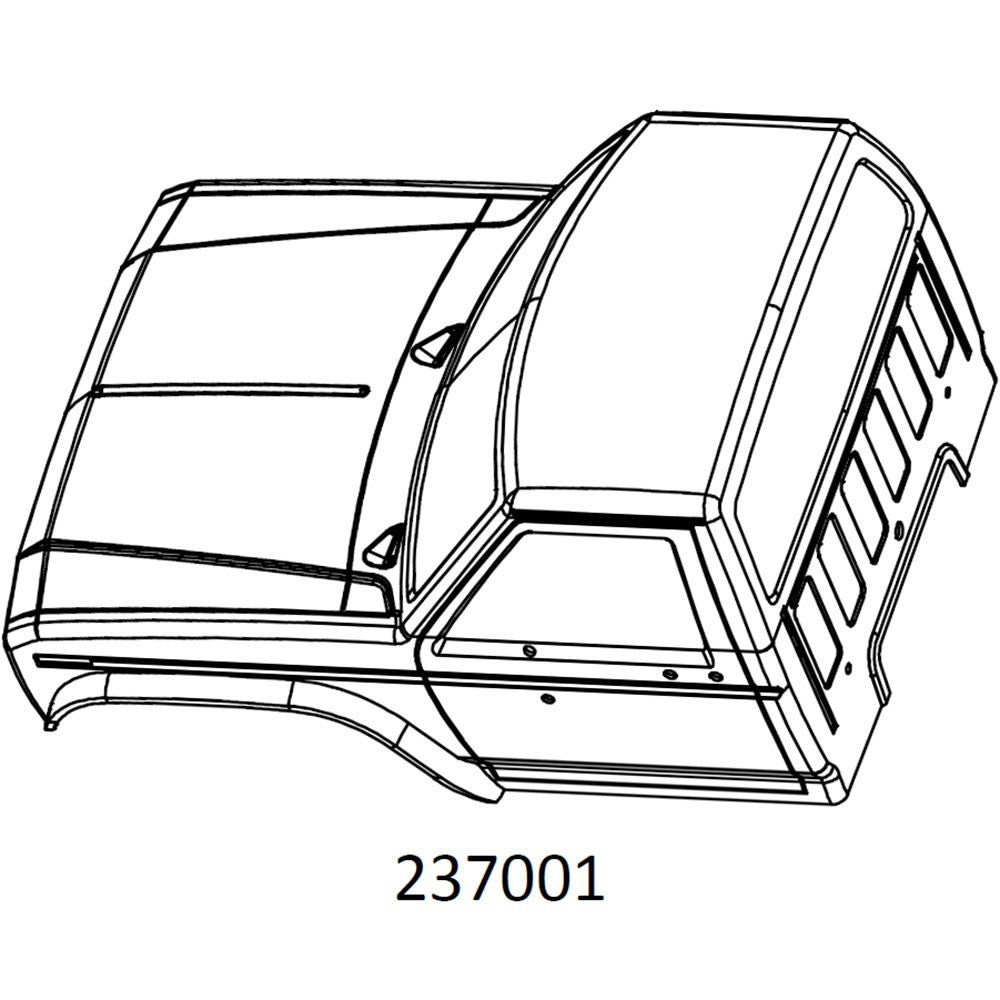 EMOX3 :  transparent car shell kit