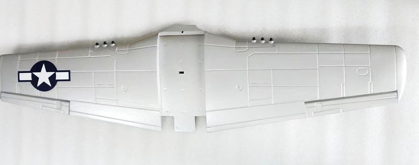 750mm P-51D Mustang - wings blue