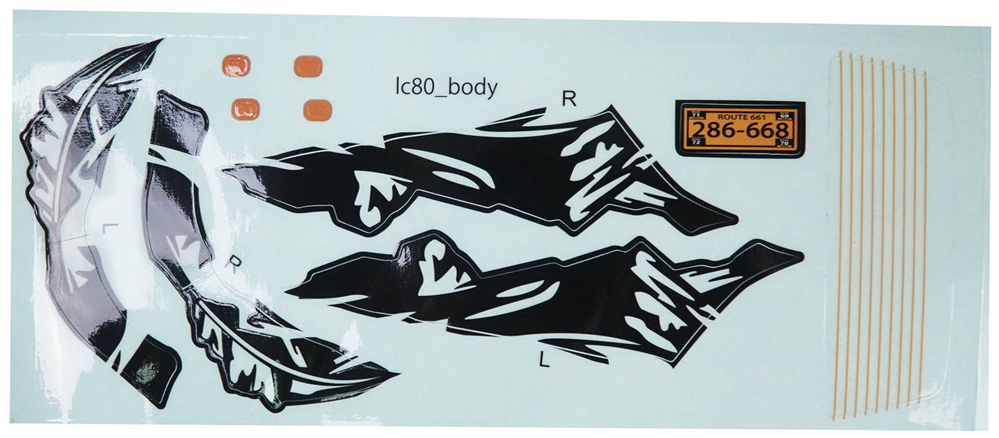 DISC.. 1/18 Patriot : decal Sheet