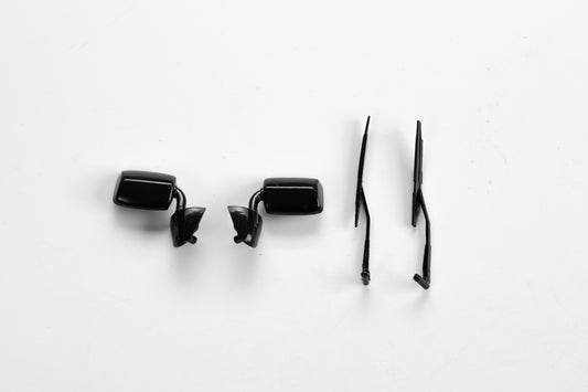 DISC.. 1/18 Glacier : rearview mirror and wiper