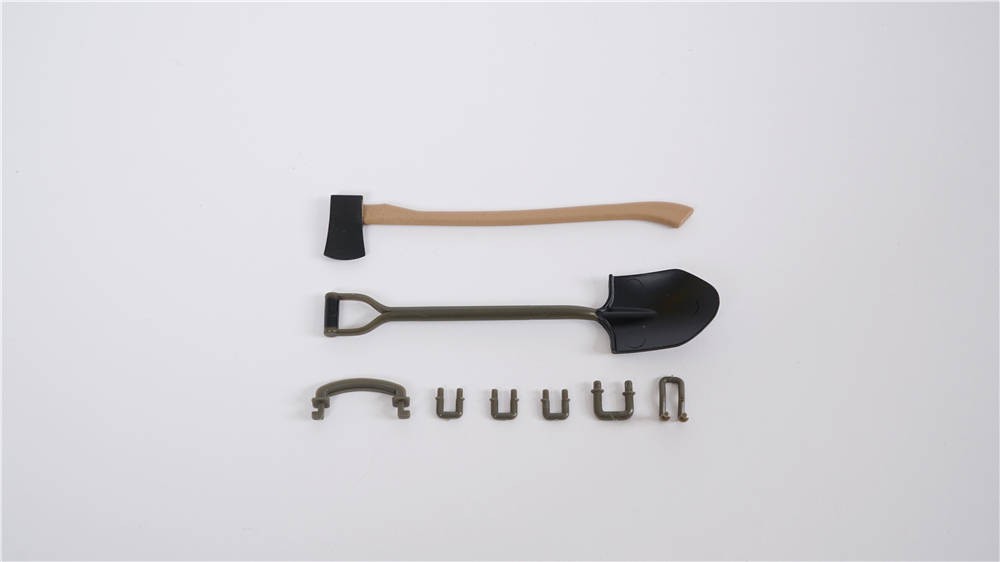 1/12 1941 Willys MB - AXE AND SHOVEL SET