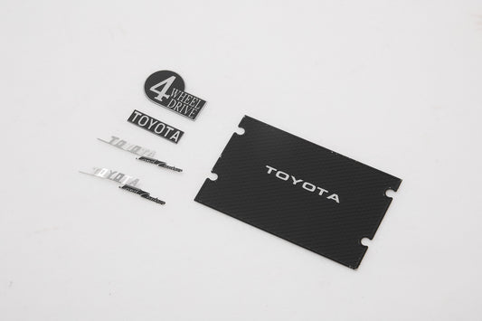 1/10 Toyota FJ40 - name plate and logo set