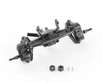 DISC.. 1/24 Smasher V1 - Front axle assembly with differential set
