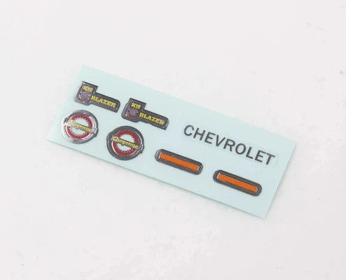 1/24 Chevrolet K5 Blazer - Car decal sheet