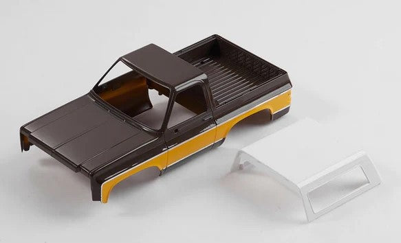 1/24 K5 Blazer FCX24 - car BODY & canvas top painted (brown/yellow)