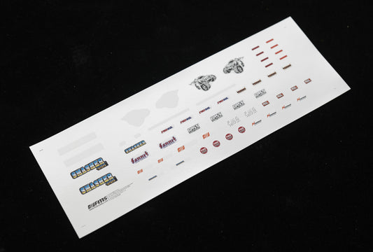 1/24 smasher v2 - car decal sheet v2 (blue)