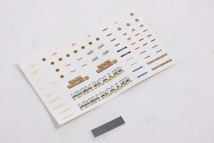 1/24 Smasher V2 FCX24 - car decal sheet v2 (red)