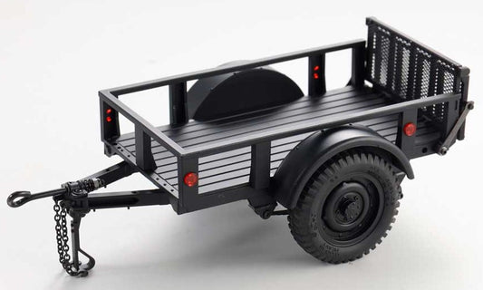 1/18 - 1/12 - Utility trailer B (Black)