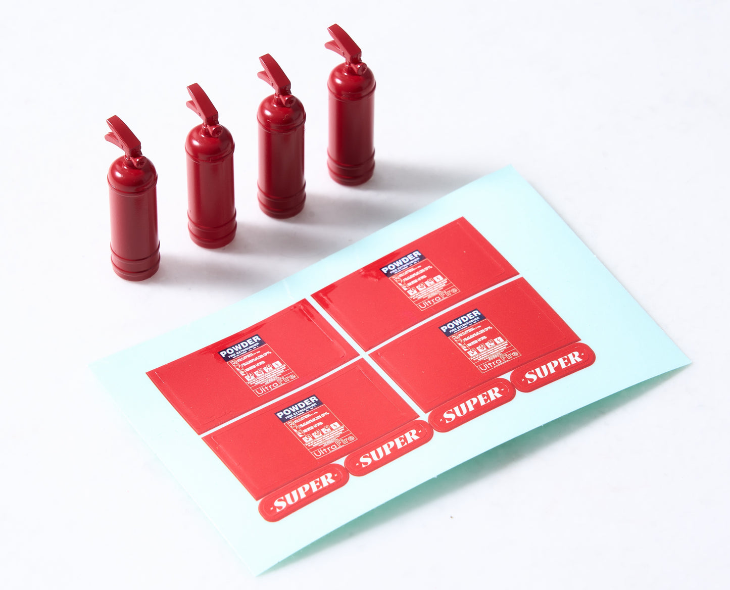 1/18 fire extinguisher (4pcs)