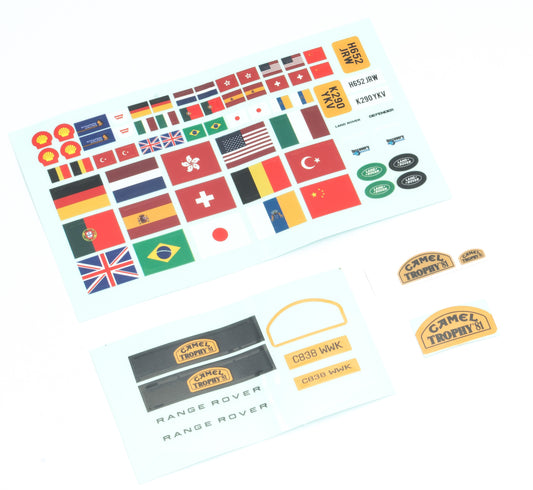 1/24 RANGE ROVER FCX24M - FIRST-GENERATION CAR BODY DECAL SHEEL