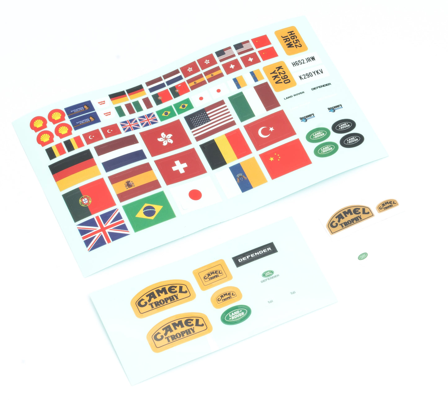 1/24 LAND ROVER D90 FCX24M - CAR BODY DECAL SHEEL