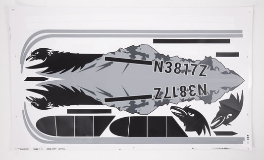 1300mm PA-18: Sticker