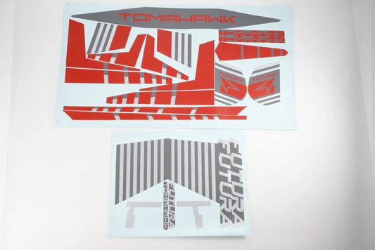 64mm Futura : Sticker (red)