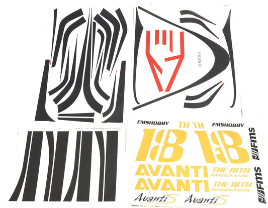 90mm Avanti - Decal sheet