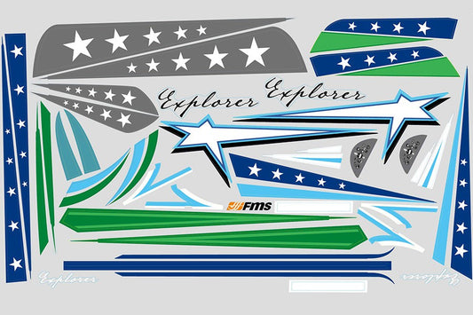 1100mm F3A - Decal sheet