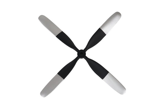 Propeller (4-blade) for 1100 P51 Dago red