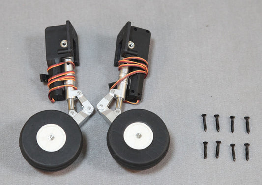 70mm YAK 130 Red - Main Landing Gear System - For V2 (upd 07-2018)