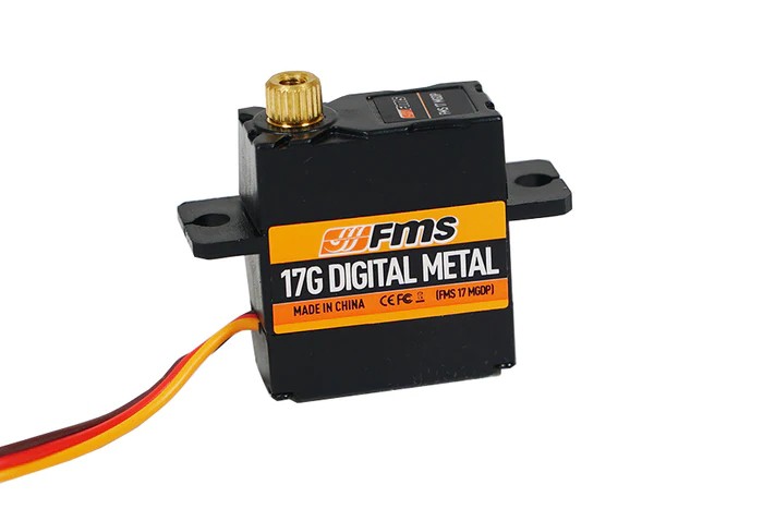 17g digital metal gear servo positive with 700mm wire (FMSSER17MGDP)