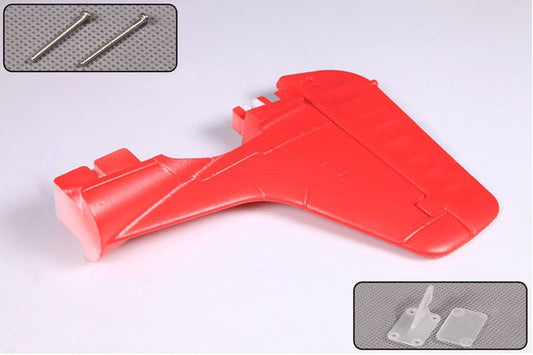1700mm P51 red Tail - Vertical Stabilizer