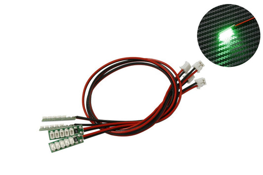 DISC.. Green LED (JR 2-Pin flat connector) x4