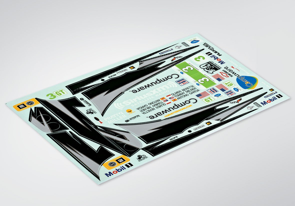 Corvette GT2, Decal Set