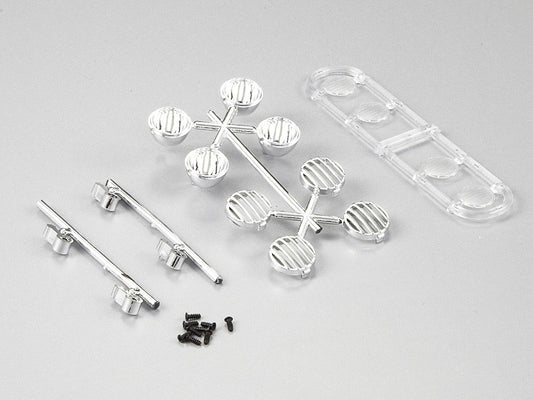 DISC.. Chrome light set for mounting on roof rack Type "A"