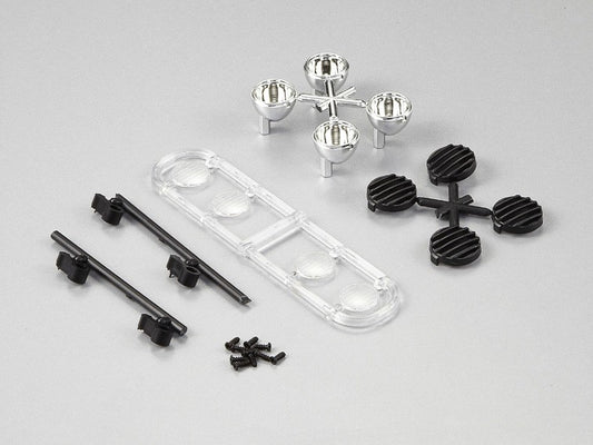 DISC.. Black light set for mounting on roof rack Type "B"