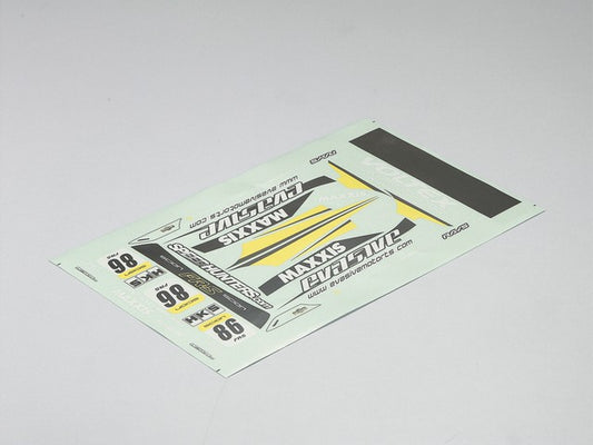 Decal Sheet for Wide Body Full Kit Toyota 86 & Subaru BRZ