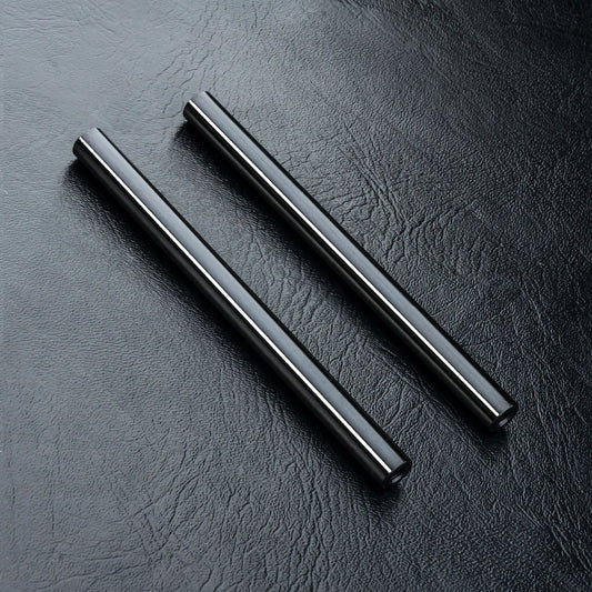 DISC.. Alum. link 76mm (black) (2)