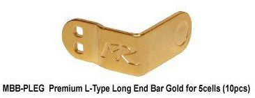 DISC. Premium L-Type Long End Bar Gold for 5cell (10pcs)