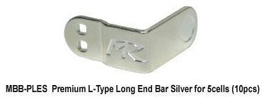 DISC. Premium L-Type Long End Bar Silver for 5cell (10pcs)