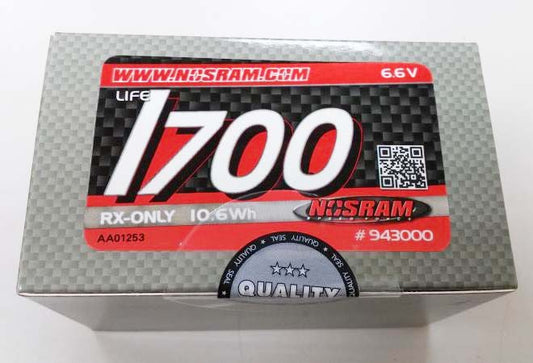 VTEC LiFePo 1700 RX-Pack 2/3A Straight - RX-only - 6.6V