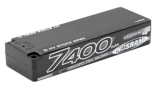 HV Stock Spec GRAPHENE-4 7400mAh 7.6V LiPo 135C/65C