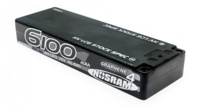 HV LCG Stock Spec GRAPHENE-4 6100mAh 7.6V LiPo 135C/65C