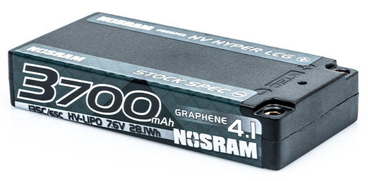 HV Hyper LCG Stock Shorty GRAPHENE-4.1 3700mAh 7.6V LiPo 135C/65C