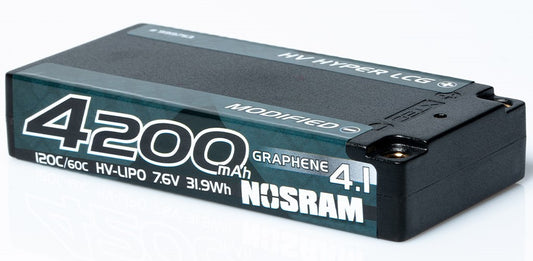 HV Hyper LCG Modified Shorty GRAPHENE-4.1 4200mAh 7.6V LiPo 120C/60C