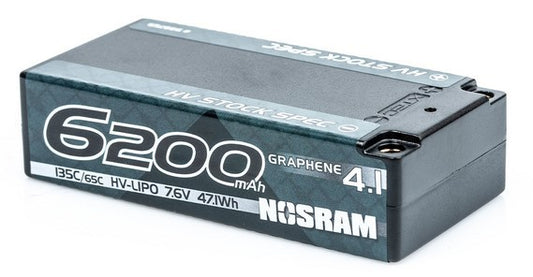 HV Stock Spec Shorty GRAPHENE-4.1 6200mAh 7.6V LiPo 130C/65C