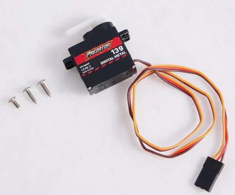 13g digital metal gear servo positive with 300mm wire